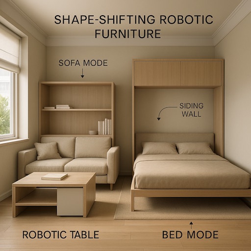 Shape-Shifting Robotic Furniture